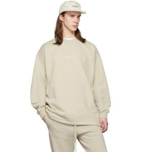 NWOT Essentials Fear Of God | Relaxed Crewneck Sweatshirt In Wheat (Size Small)